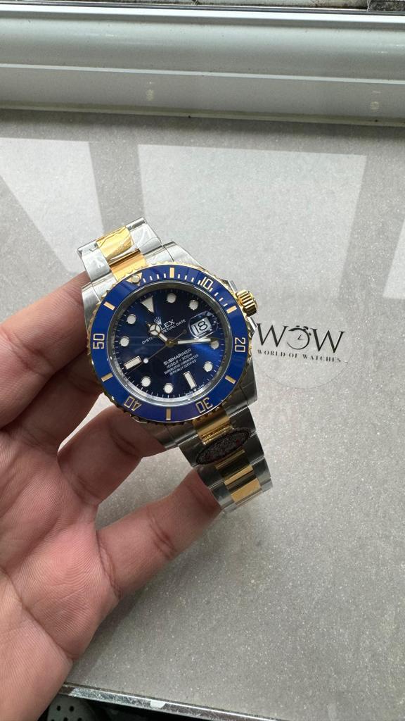 Clean FACTORY 1:1 Rolex Submariner 126613LB 904L YG/SS Blue Dial VR3235