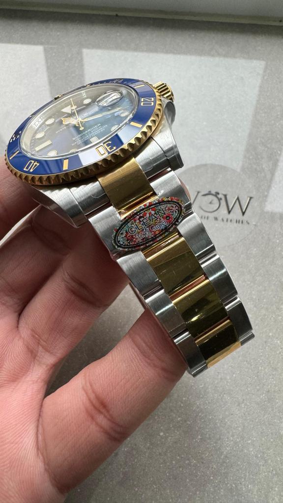Clean FACTORY 1:1 Rolex Submariner 126613LB 904L YG/SS Blue Dial VR3235