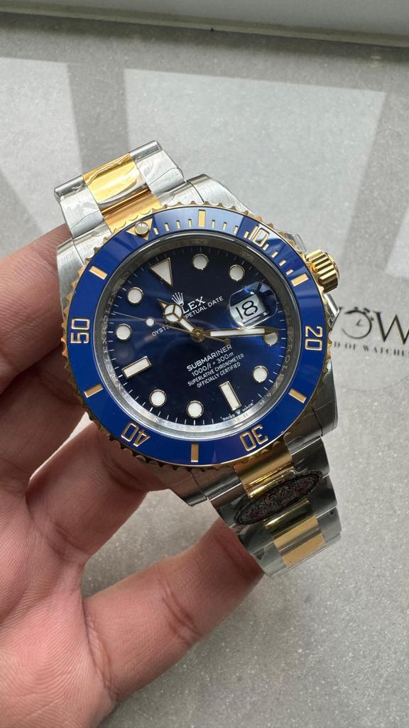 Clean FACTORY 1:1 Rolex Submariner 126613LB 904L YG/SS Blue Dial VR3235
