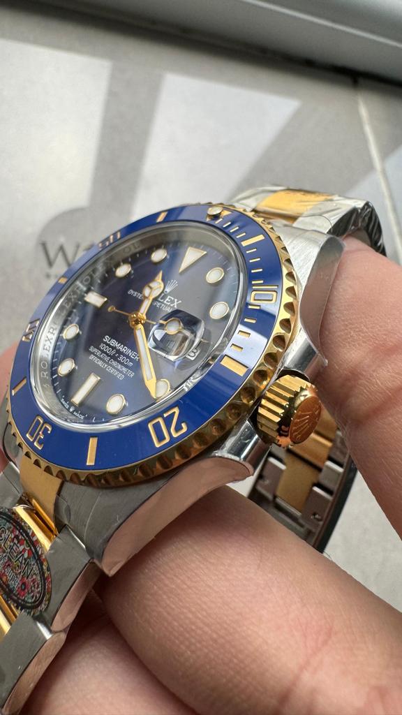 Clean FACTORY 1:1 Rolex Submariner 126613LB 904L YG/SS Blue Dial VR3235