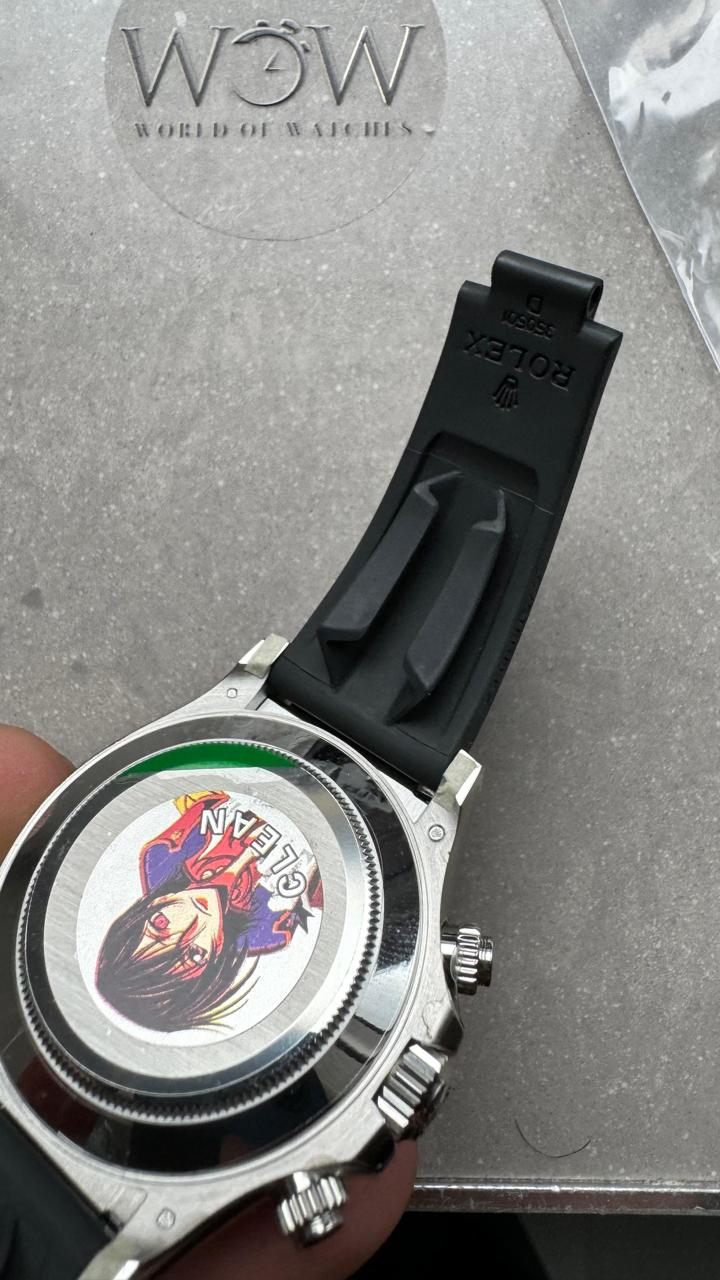 Clean Factory 1:1 Rolex Daytona 116519 904L SS Black Dial A4130