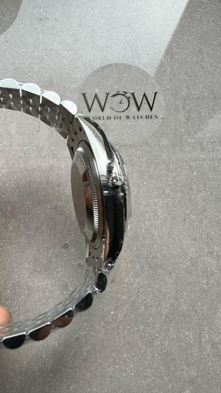 VSF Factory Rolex Datejust 36 904L SS Fluted Bezel Black Dial VS3235