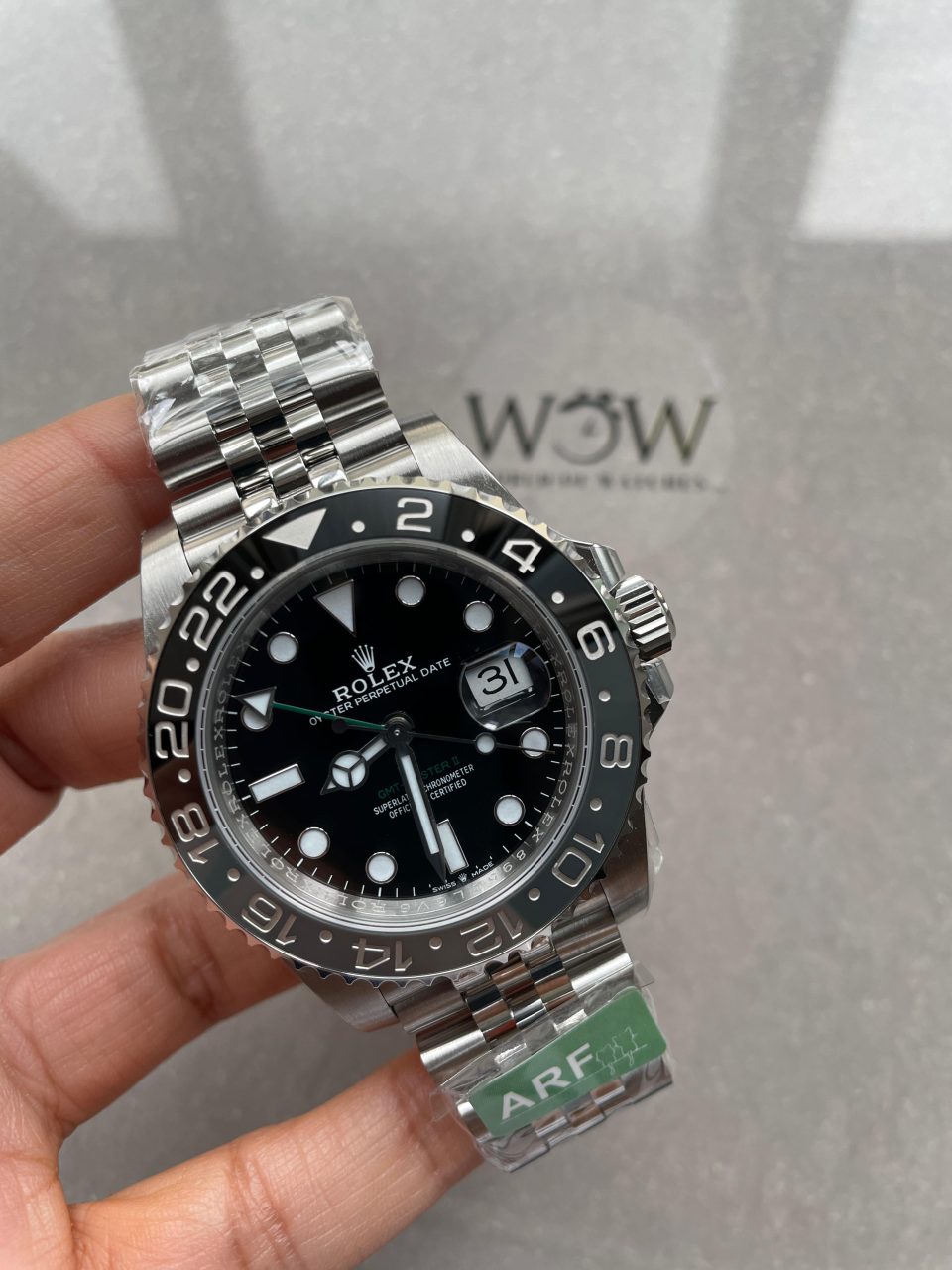ARF Factory 1:1 Rolex GMT-Master II 126710 GRNR Bruce wayne Best Edition Black/grey Ceramic VR3285 CHS