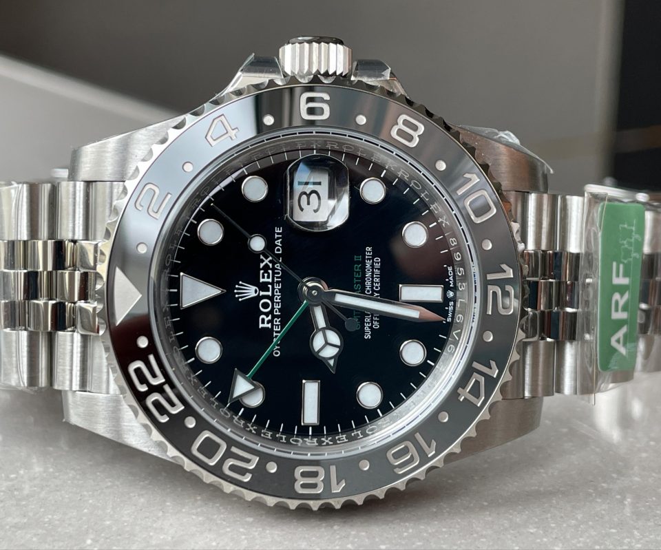 ARF Factory 1:1 Rolex GMT-Master II 126710 GRNR Bruce wayne Best Edition Black/grey Ceramic VR3285 CHS