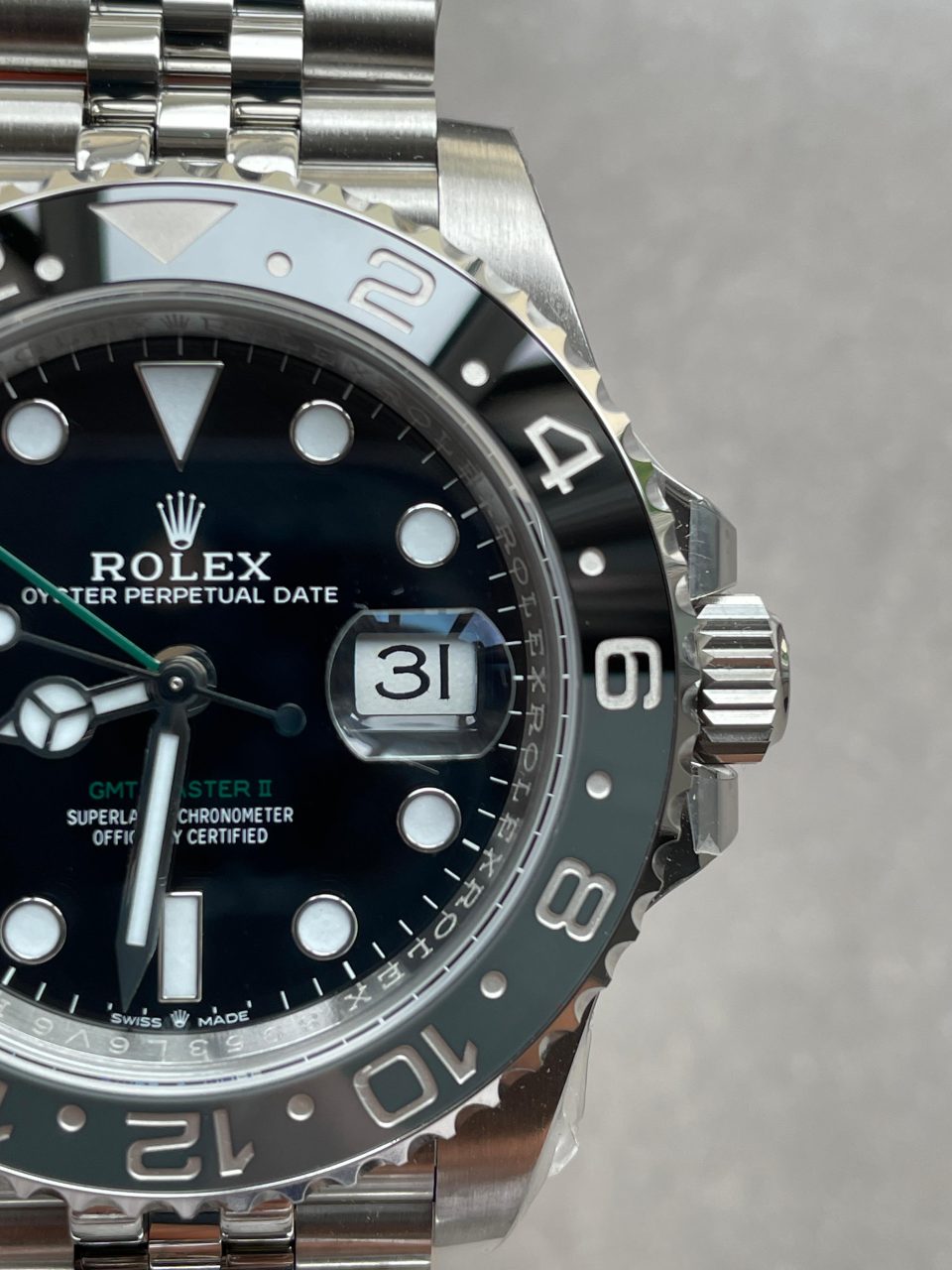 ARF Factory 1:1 Rolex GMT-Master II 126710 GRNR Bruce wayne Best Edition Black/grey Ceramic VR3285 CHS