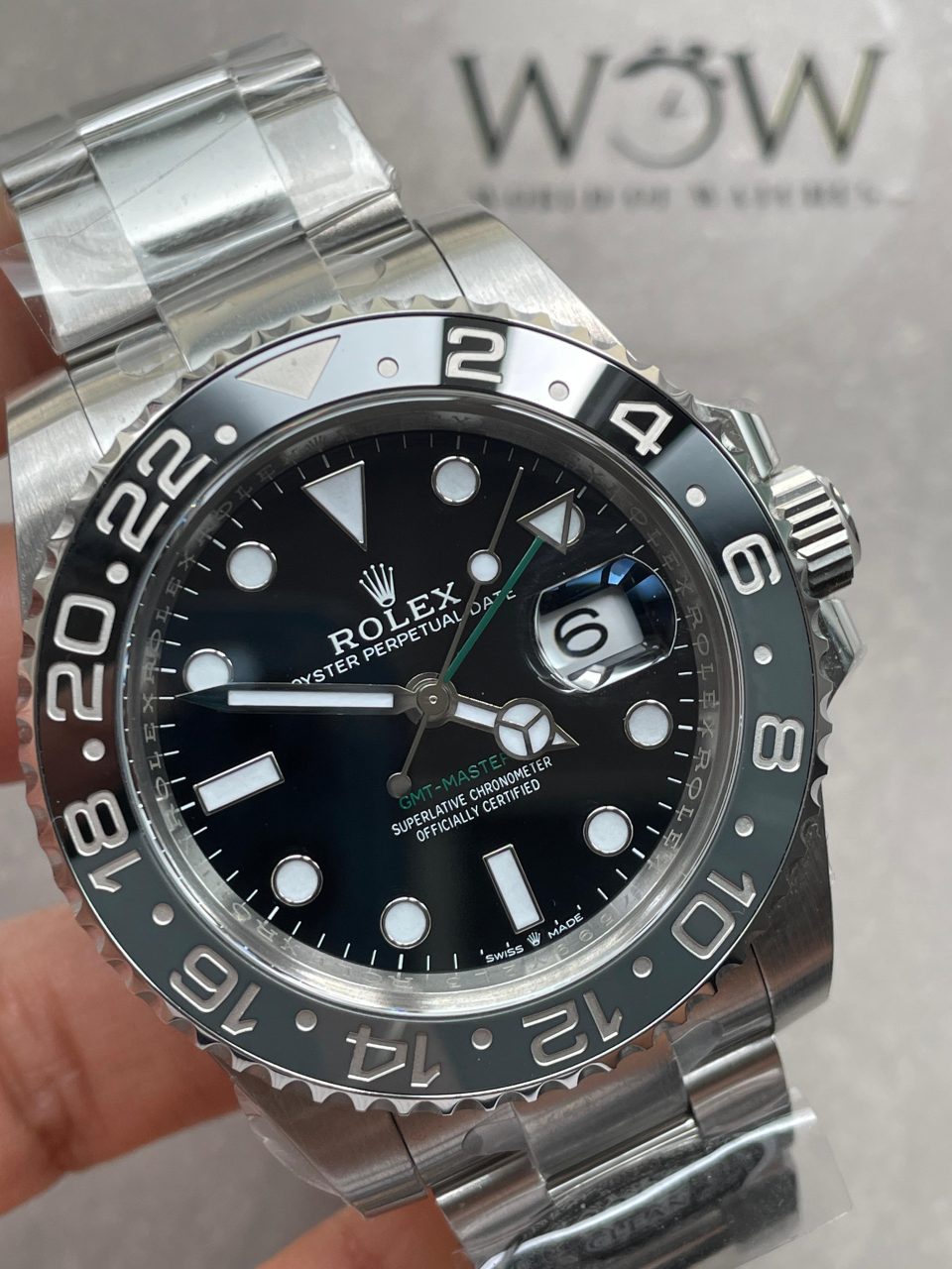 Clean Factory 1:1 Rolex GMT-Master II 126710 Best Edition GRNR Bruce wayne Black/Gray Ceramic 904L Steel DD3285