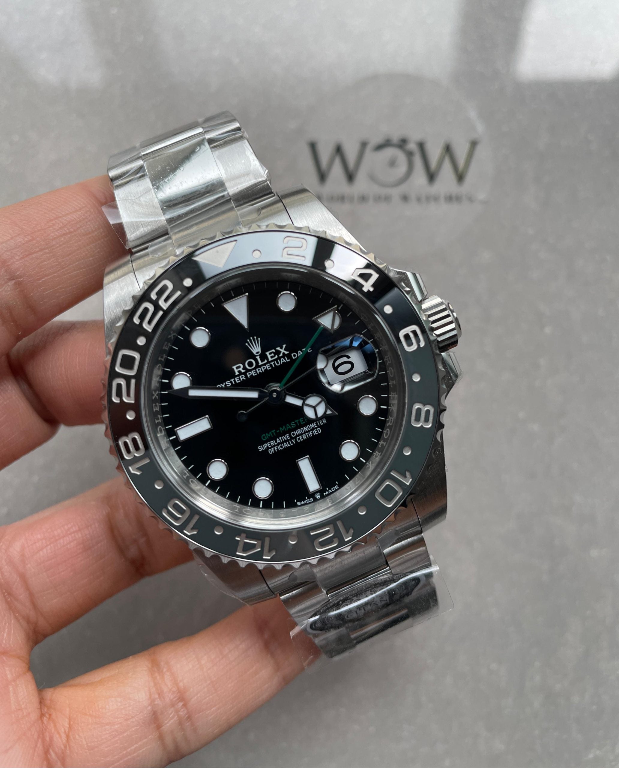 ARF Factory 1:1 Rolex GMT-Master II 126710 GRNR Bruce wayne Best Edition Black/grey Ceramic VR3285 CHS