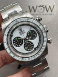 ADGF Factory 1:1 Rolex Daytona SS  Best Edition White Skeleton Dial SA4130
