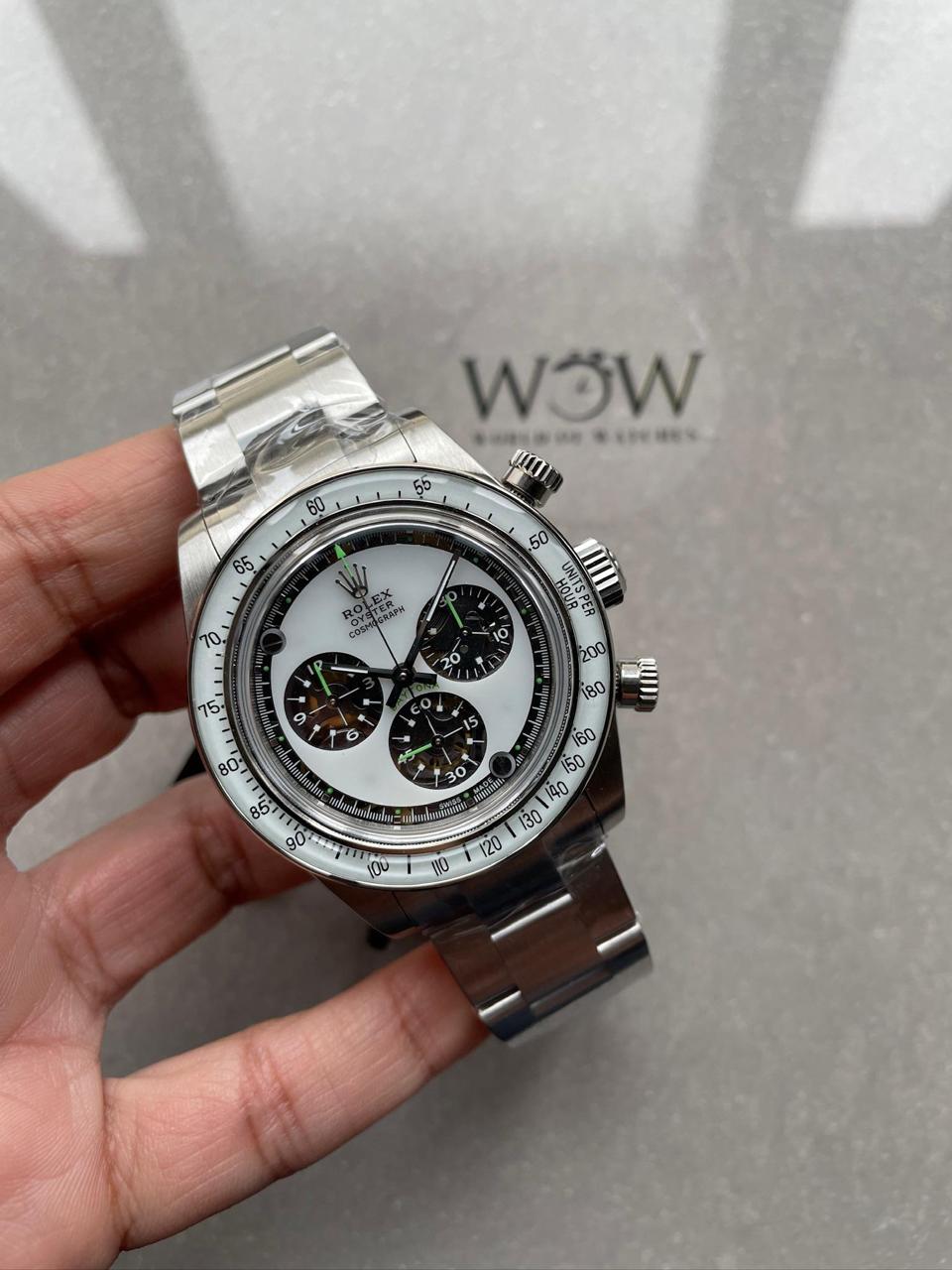 ADGF Factory 1:1 Rolex Daytona SS  Best Edition White Skeleton Dial SA4130
