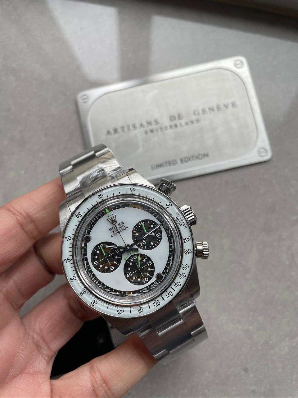 ADGF Factory 1:1 Rolex Daytona SS  Best Edition White Skeleton Dial SA4130