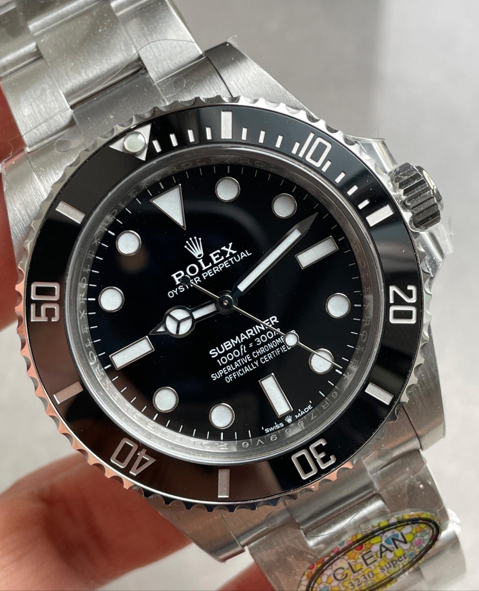 CLEAN FACTORY 1:1 Rolex Submariner 124060LN 904L SS Black Dial VR3230