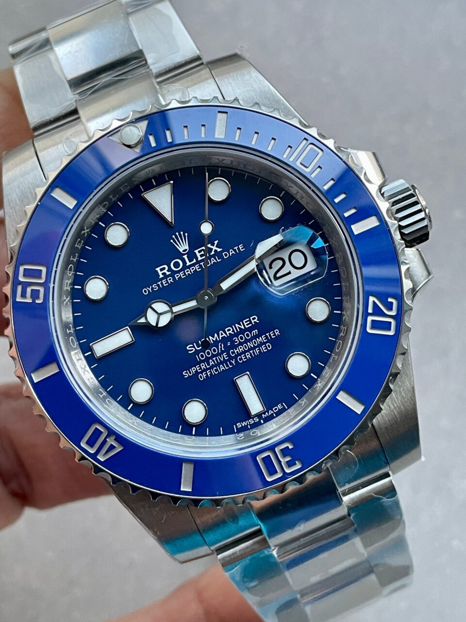 VSF FACTORY 1:1 Rolex Submariner 116619 LB Best Edition Blue Ceramic 904L Steel VS3135