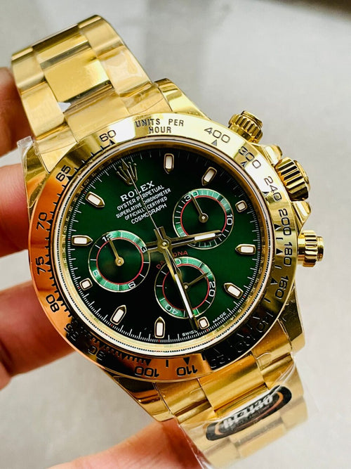 BTF factory 1:1 Rolex Daytona 116508 Best Edition Green Dial SA4130
