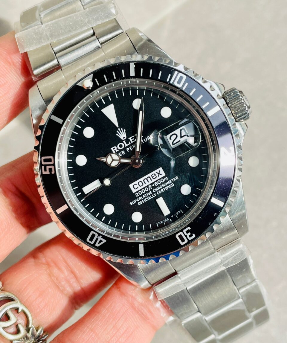 Vintage Rolex JK Factory COMEX Submariner RARE 2836 Movement black dial black bezel