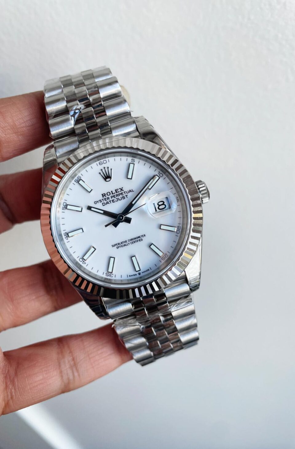 SS VS Factory 1:1 Rolex DateJust 41 Best Edition 904L Steel White Dial