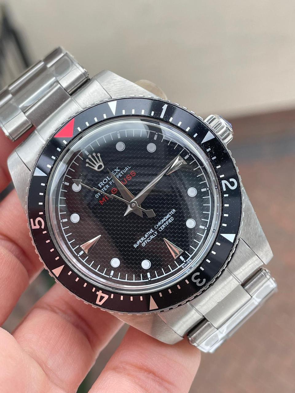 PT Factory 1:1 Vintage Rolex Milgauss 6541 Edition Black Dial