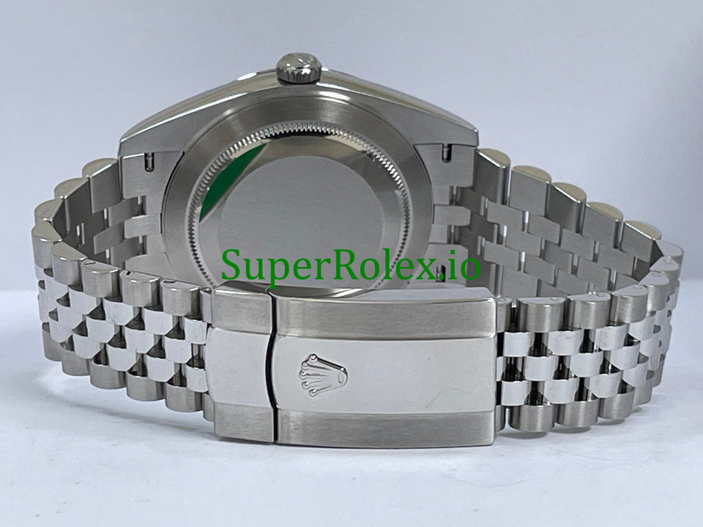 Rolex Datejust 41 White Gold Bright Blue Motif Dial Ref.126334