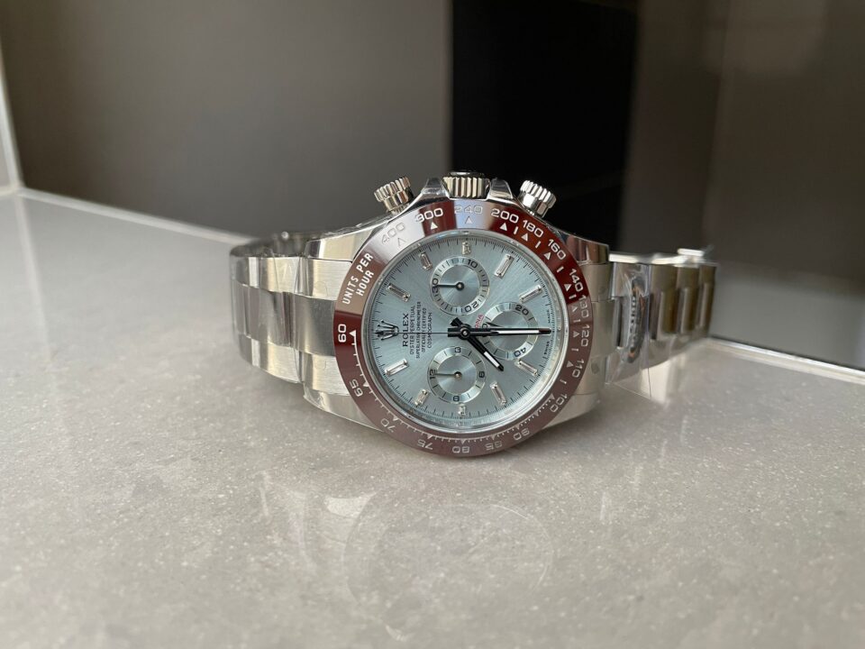 BTF factory 1:1 Rolex Daytona 116506 Brown Ceramic Best Edition Ice Blue Dial Crystal Marker SA4130 V2