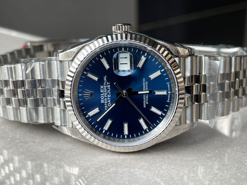VSF Factory 1:1 Rolex DateJust 36 SS 116234 Best Edition 904L Steel Blue Dial VS3235