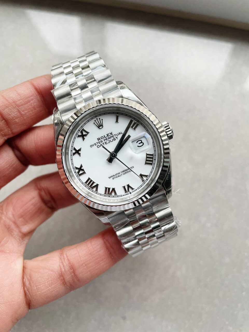 VSF Factory 1:1 Rolex Datejust 41mm 16030 Roman markers White dial VS3235