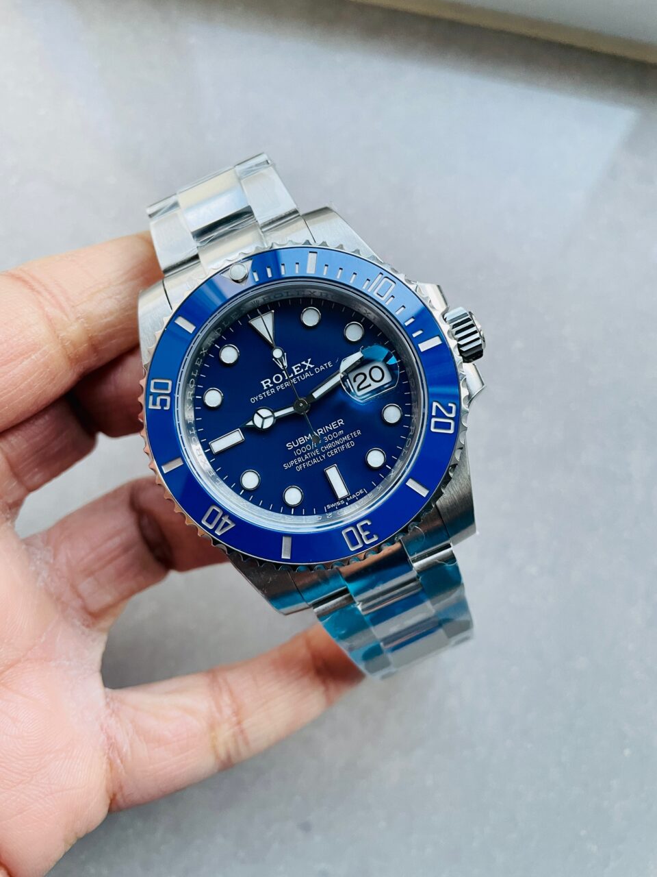 VSF FACTORY 1:1 Rolex Submariner 116619 LB Best Edition Blue Ceramic 904L Steel VS3135