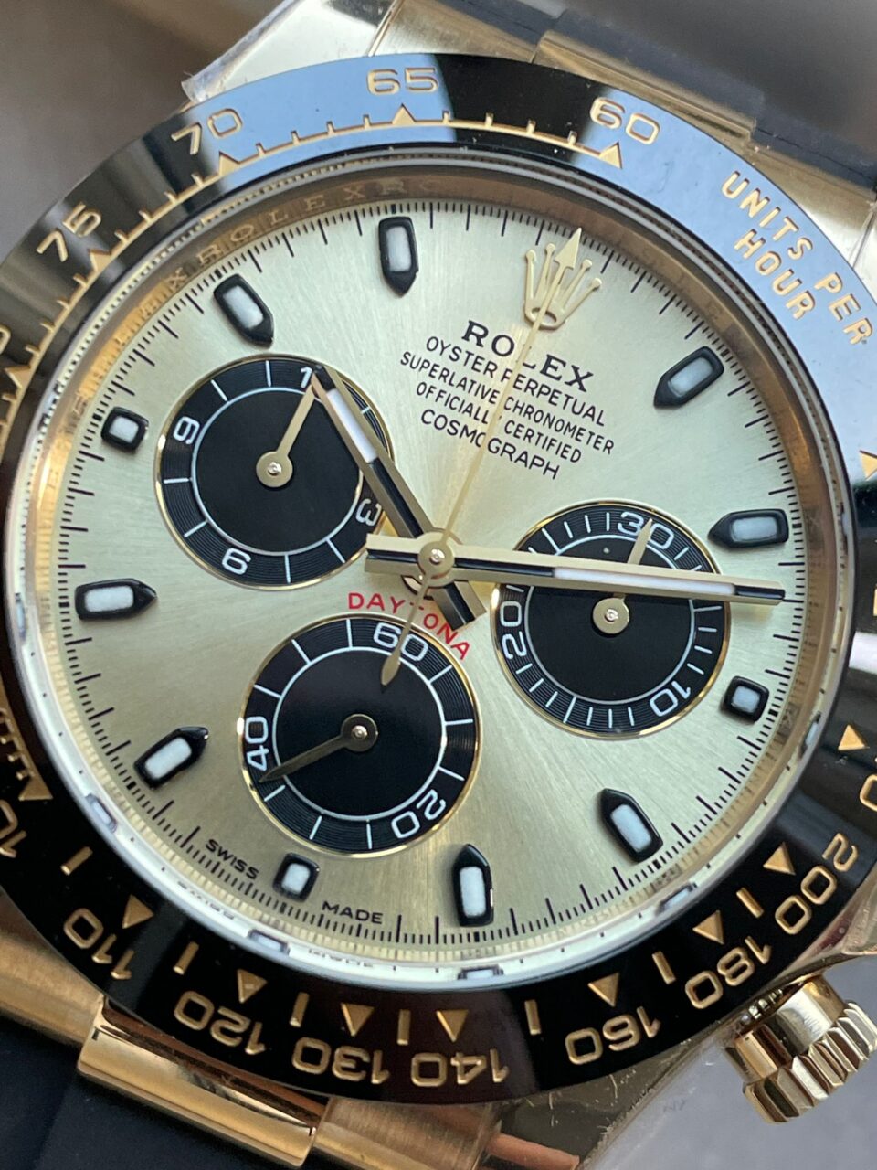 BTF factory 1:1 Rolex Daytona 116518 Best Edition YG/Black Dial SA4130 V2