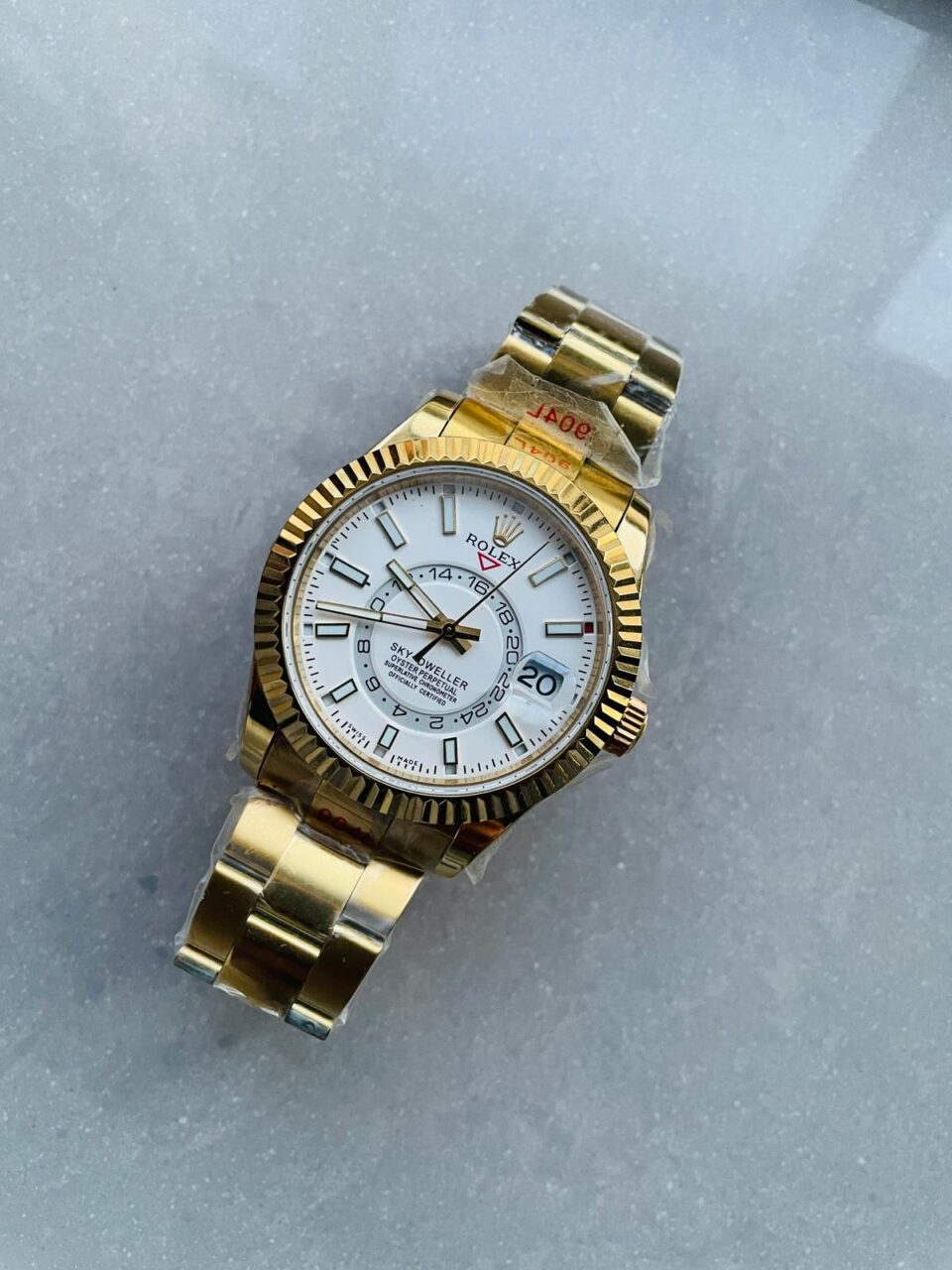 Noob FACTORY 1:1 Rolex Skydweller SS/YG Best Edition White Dial A23J