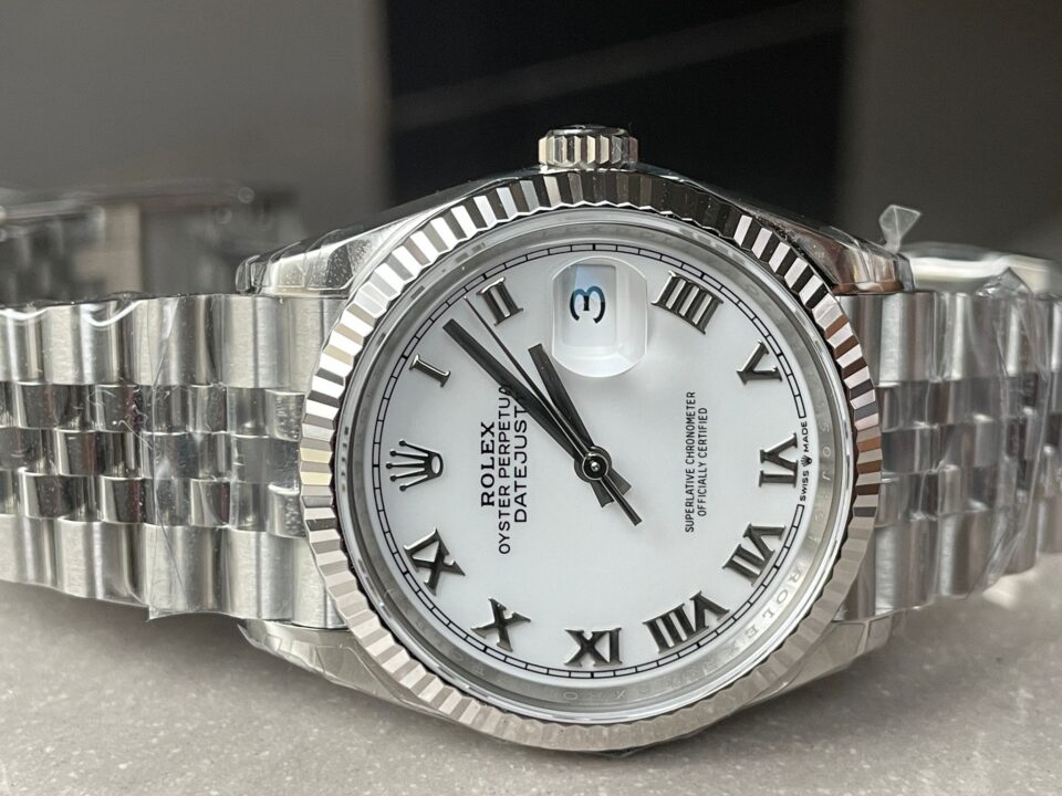 VSF Factory 1:1 Rolex Datejust 41mm 16030 Roman markers White dial VS3235