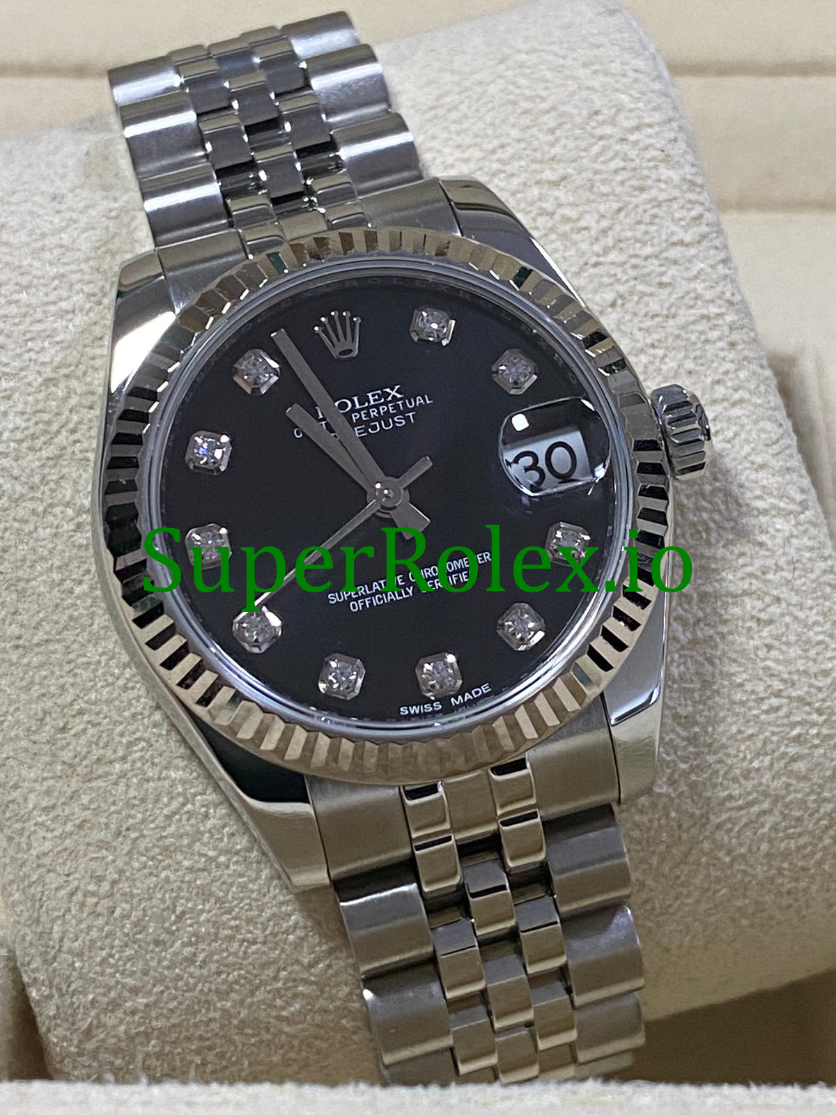 Rolex Datejust 31 Steel Diamond Dial Ref.178274