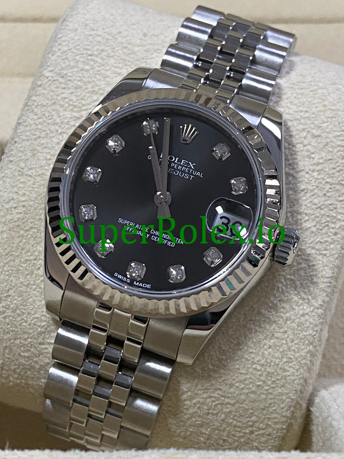 Rolex Datejust 31 Steel Diamond Dial Ref.178274