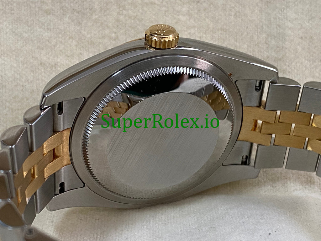 Rolex Datejust 36 Steel and Yellow Gold White Roman Dial Ref.116233