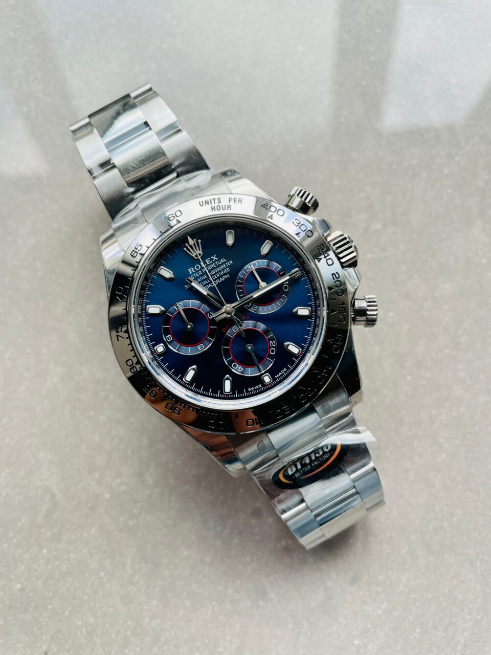 BTF factory 1:1 Rolex Daytona 116509 Best Edition Blue Dial SA4130 V2