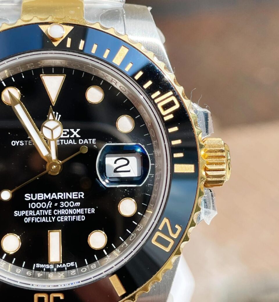 VSF FACTORY 1:1 Rolex Submariner 116613 LN SS/YG Best Edition Black Ceramic 904L Steel VS3135