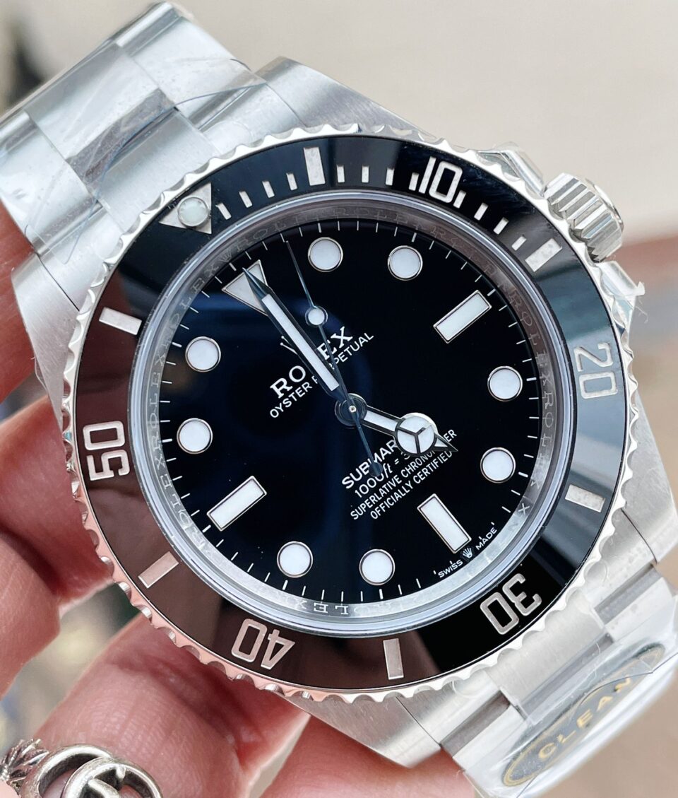 Clean FACTORY 1:1 Rolex Submariner No Date CF 41mm Black Dial Black ceramic Bezel 3230