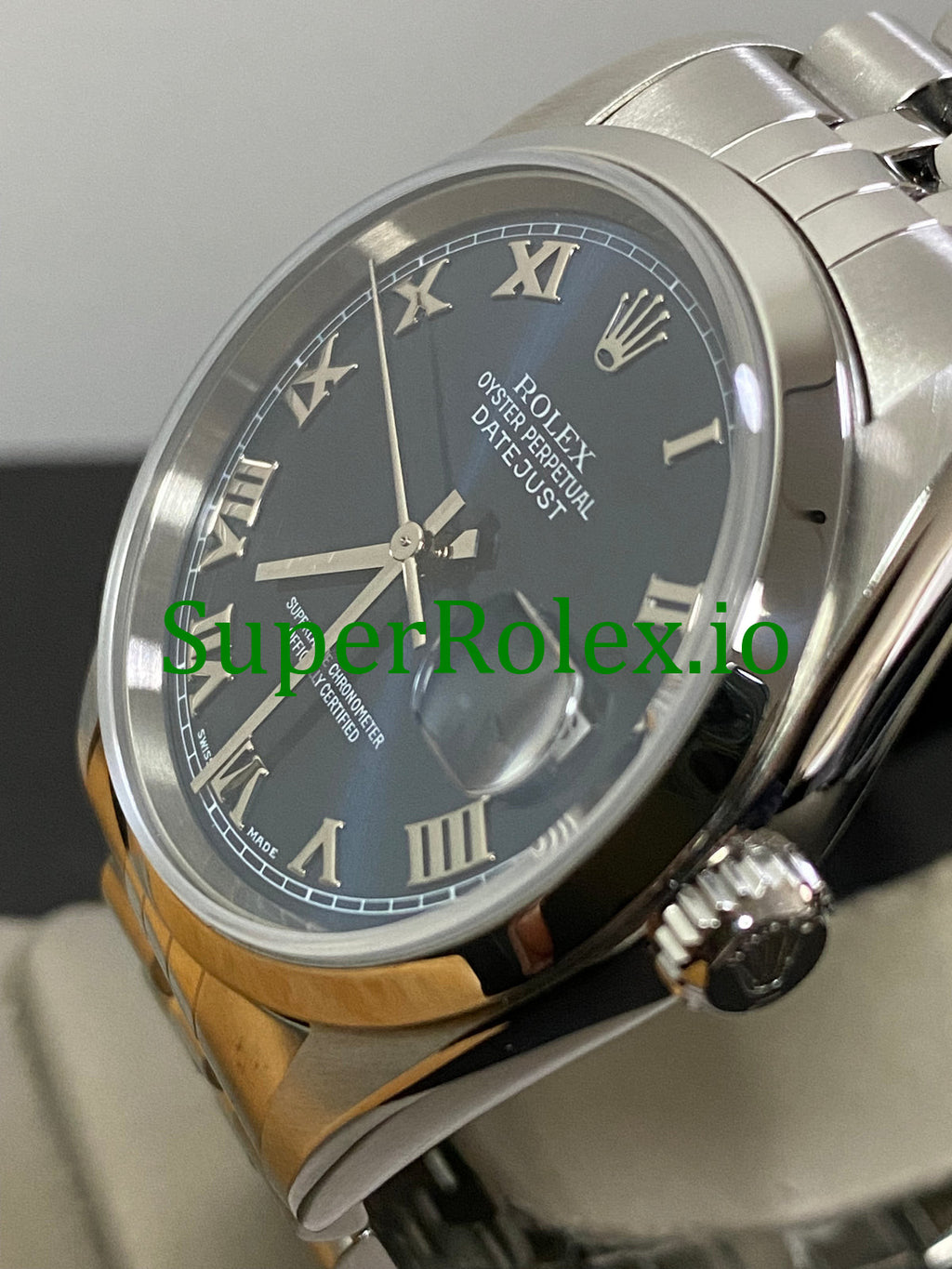 Rolex Datejust 36 Steel Blue Roman Dial Ref.16200