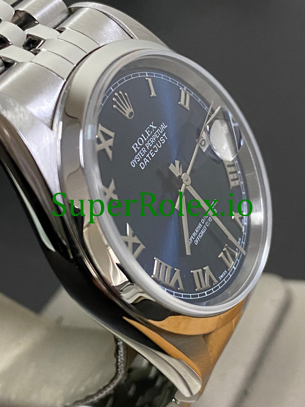 Rolex Datejust 36 Steel Blue Roman Dial Ref.16200