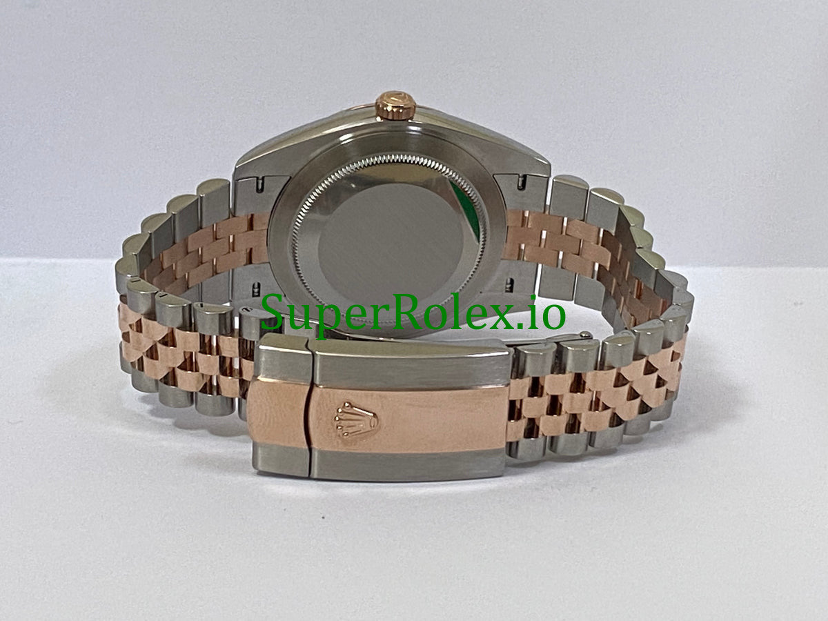 Rolex Datejust 41 Steel and Everose Gold Chocolate Diamond Dial Ref.126331