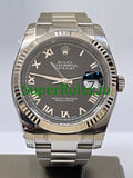 Rolex Datejust 36 Steel Black Roman Dial Ref.116234