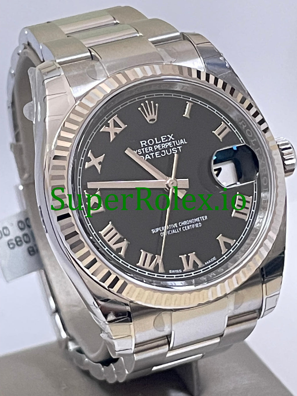 Rolex Datejust 36 Steel Black Roman Dial Ref.116234