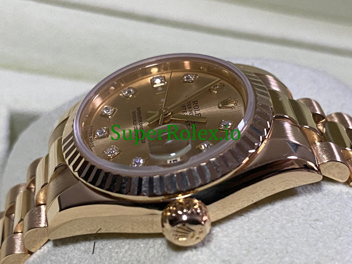 Rolex Lady-Datejust 26 Yellow Gold Diamond Dial Ref.179178