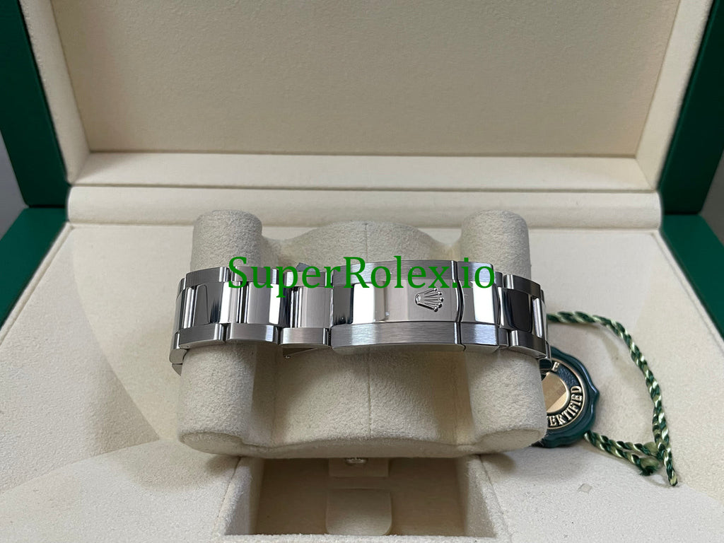 Rolex Datejust 41 Steel Bright Blue Fluted-Motif Dial Ref.126334