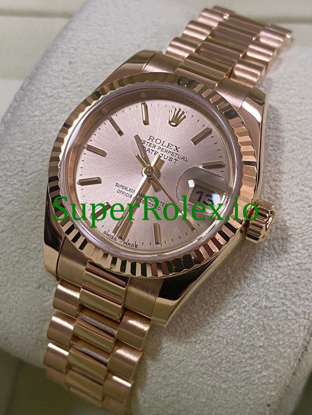 Rolex Lady-Datejust 26 Yellow Gold Champagne Index Dial Ref.179178