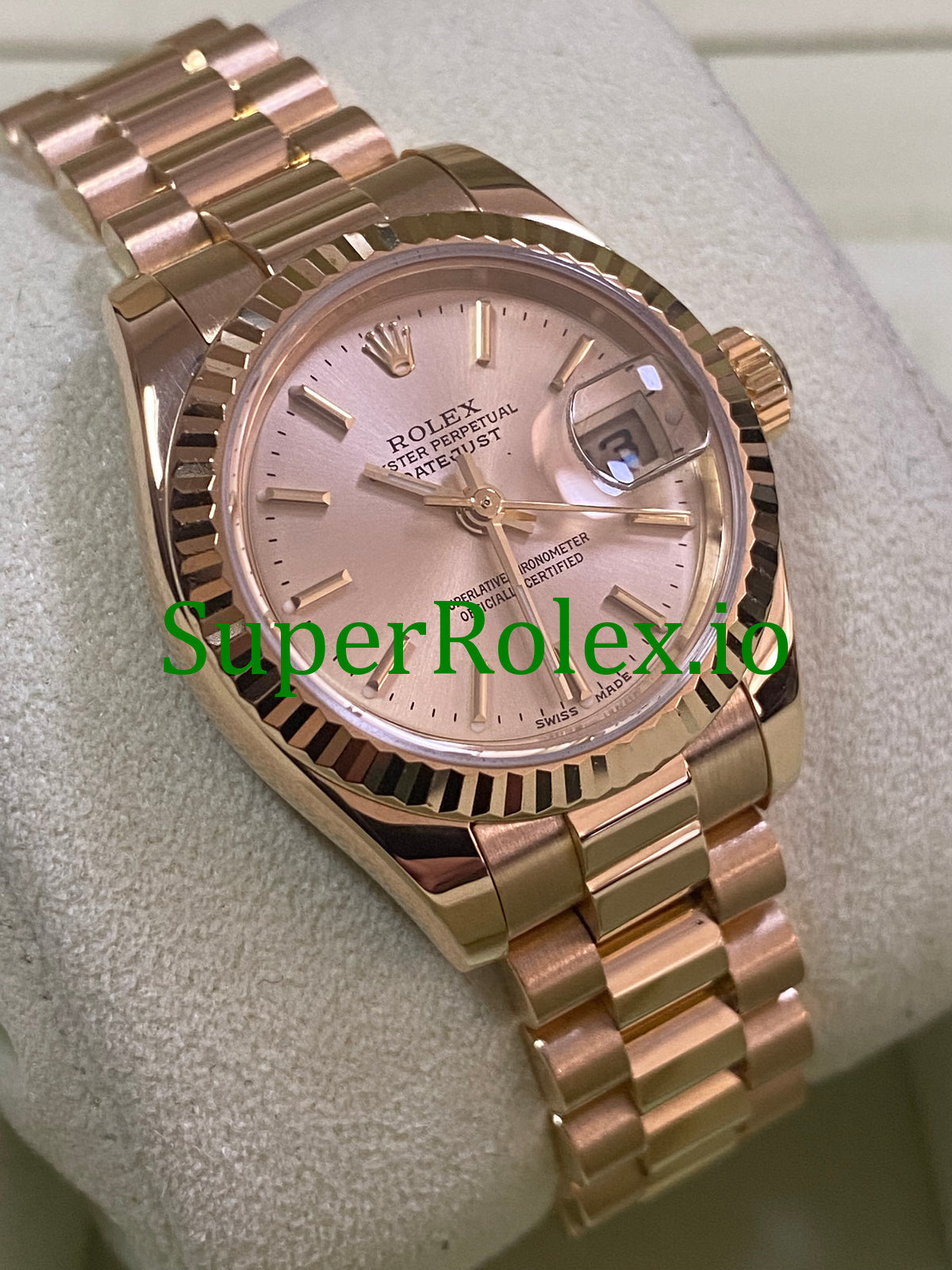 Rolex Lady-Datejust 26 Yellow Gold Champagne Index Dial Ref.179178