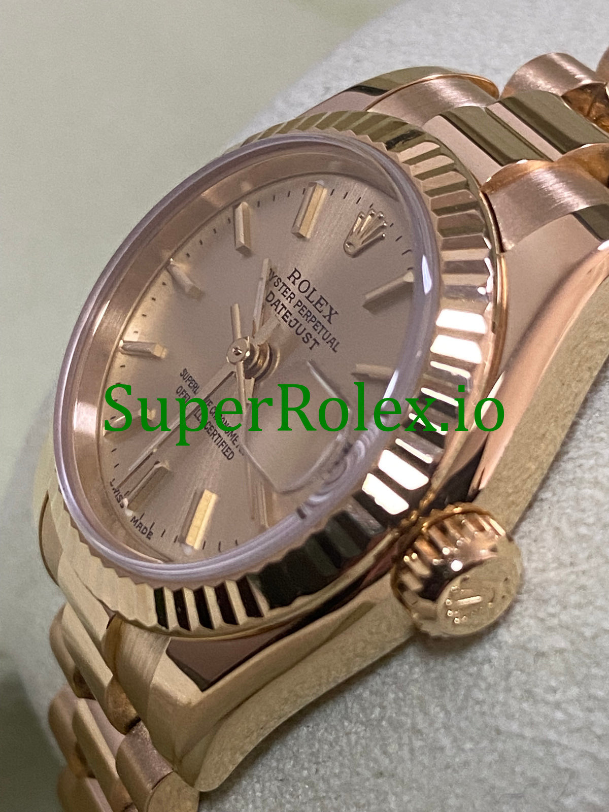Rolex Lady-Datejust 26 Yellow Gold Champagne Index Dial Ref.179178