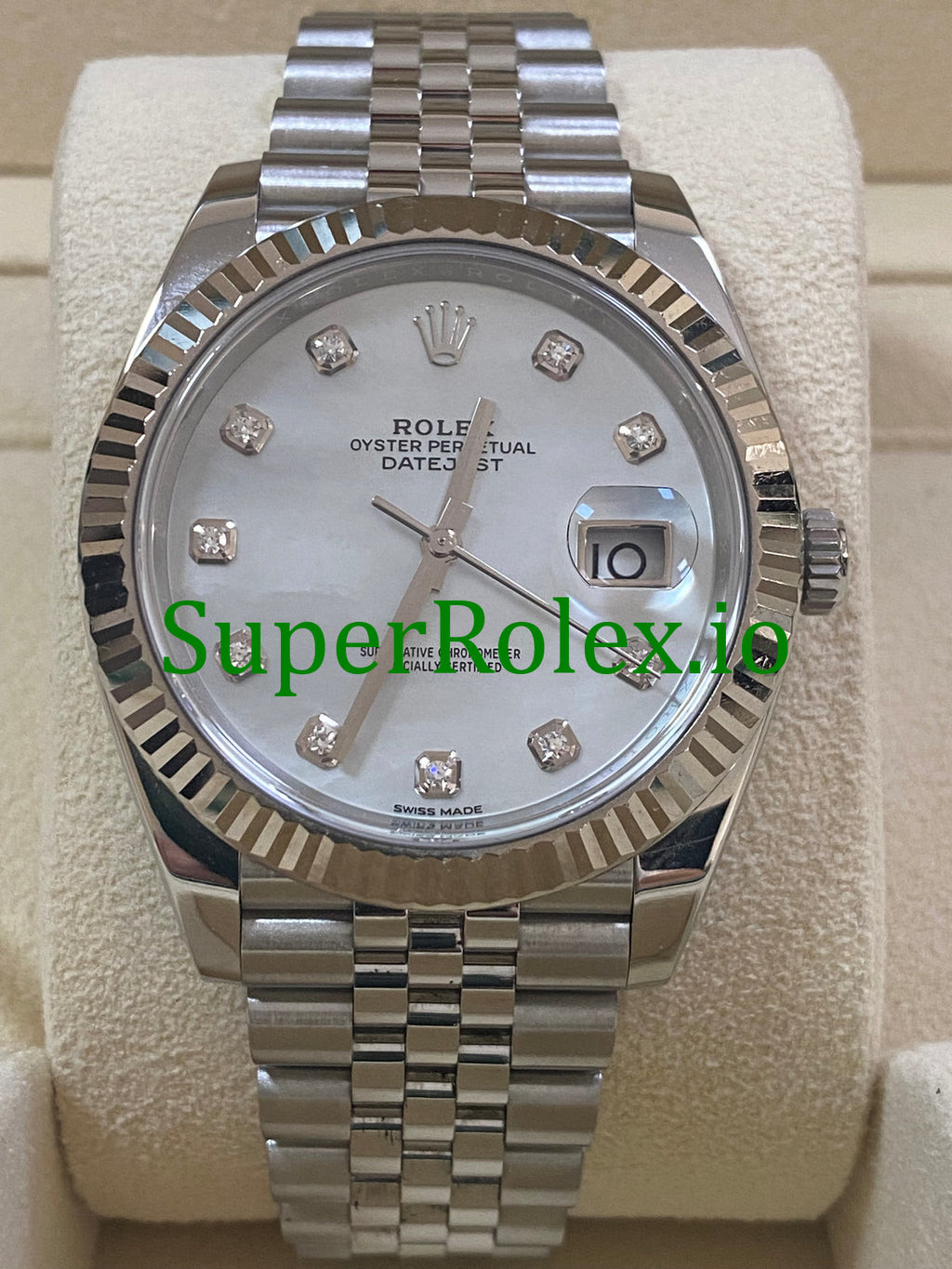 Rolex Datejust 41 Steel and White Gold Rolesor Ref.126334