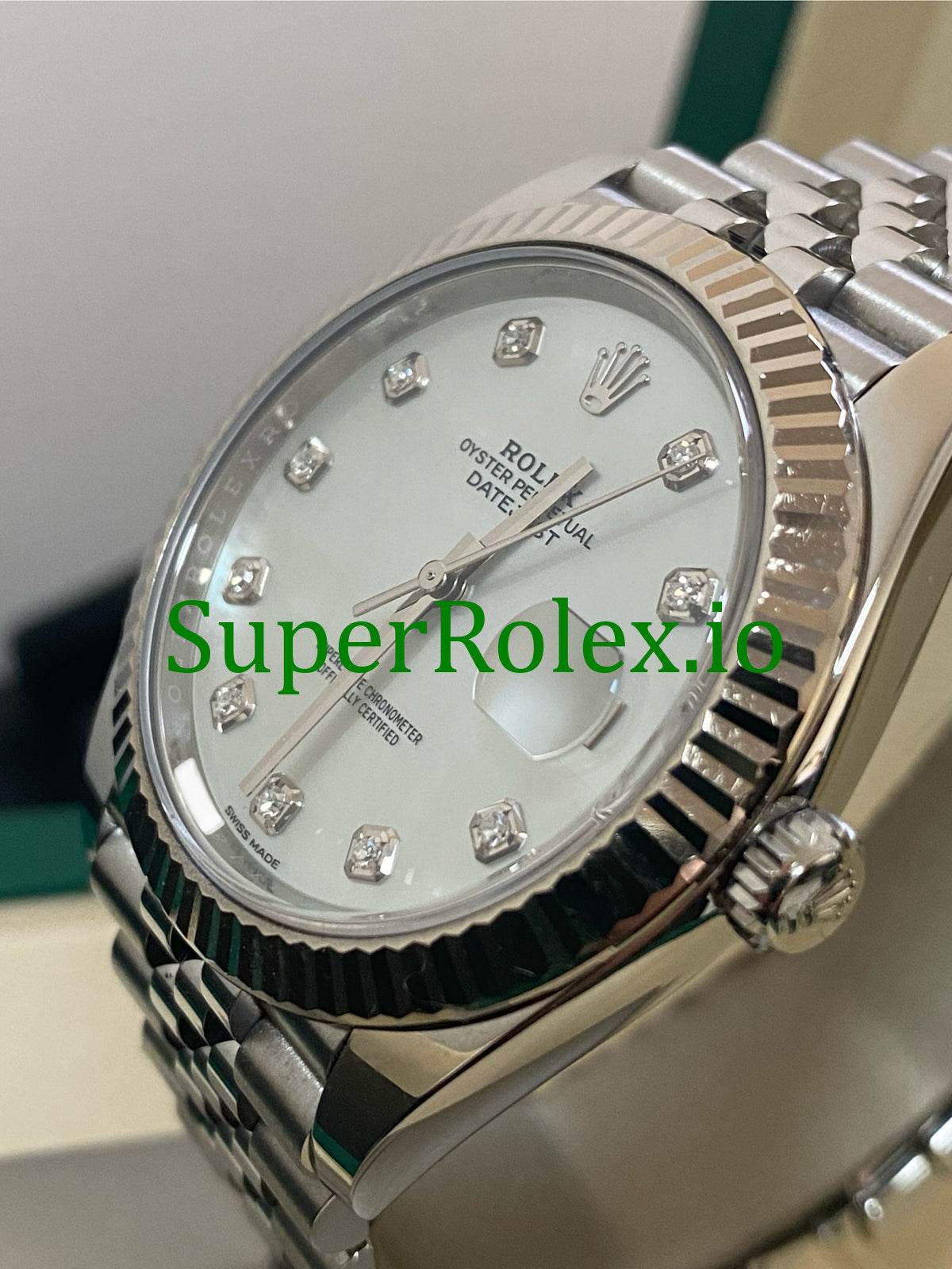 Rolex Datejust 41 Steel and White Gold Rolesor Ref.126334