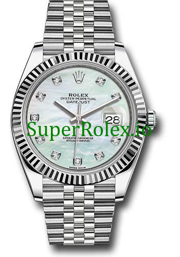 Rolex Datejust 41 Steel and White Gold Rolesor Ref.126334