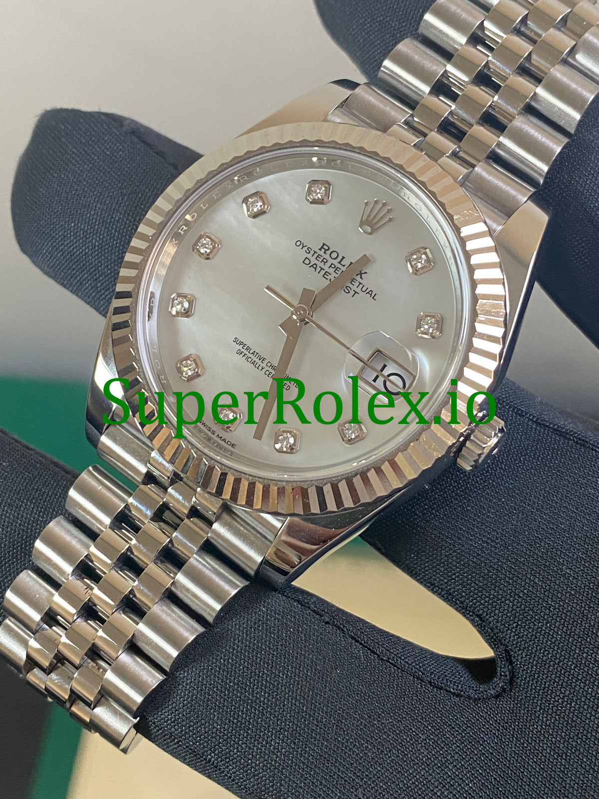Rolex Datejust 41 Steel and White Gold Rolesor Ref.126334