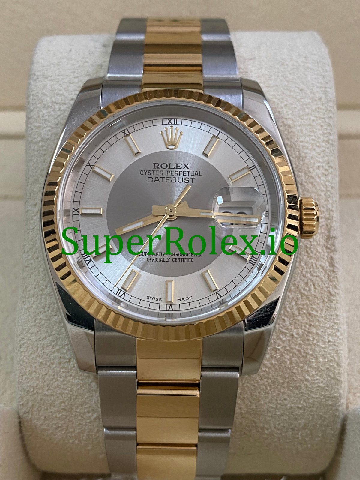 Rolex Datejust 36 Steel and Yellow Gold Ref.116233