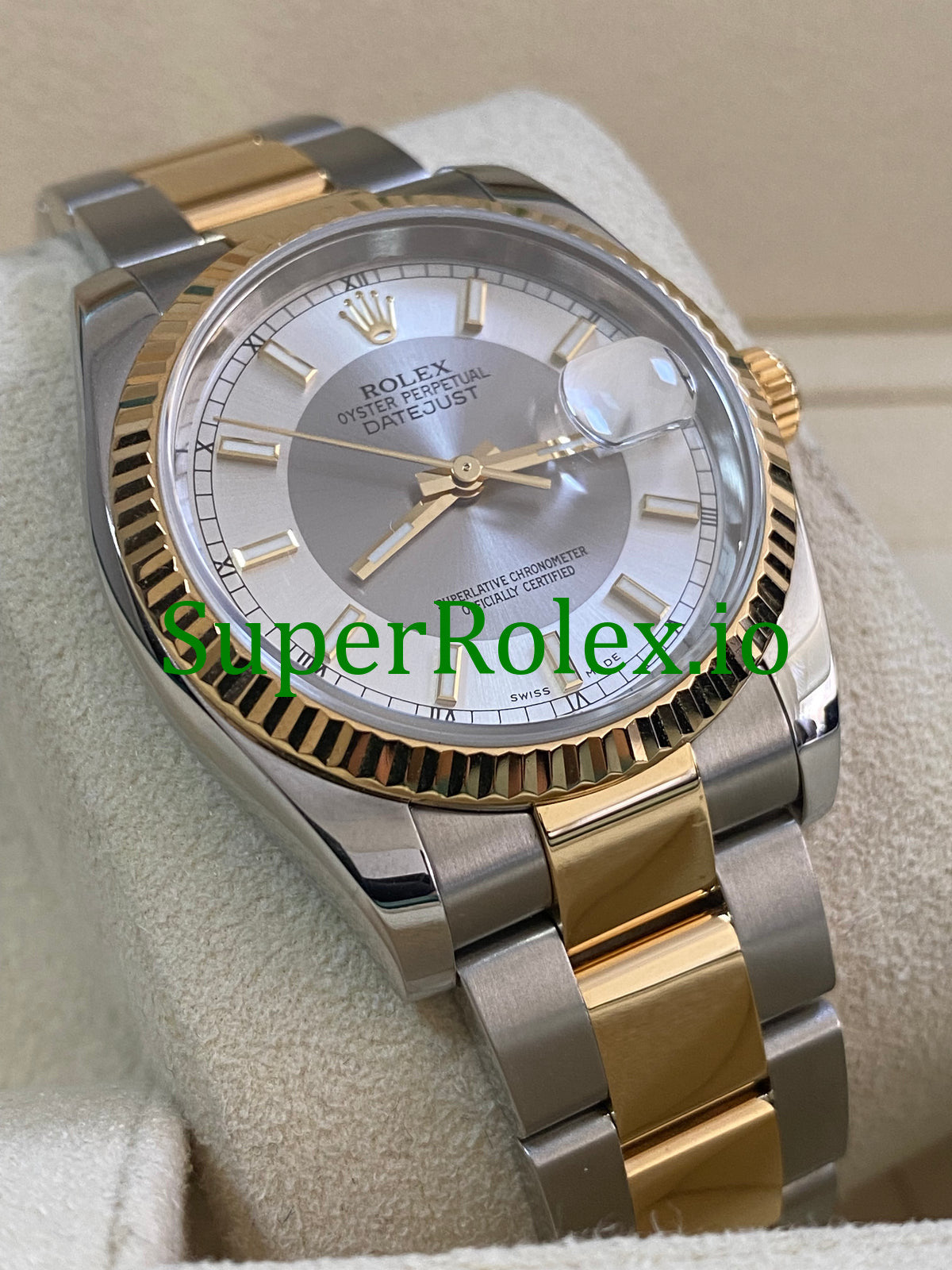 Rolex Datejust 36 Steel and Yellow Gold Ref.116233